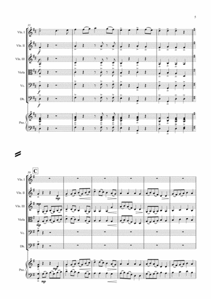 Variations on Simple Gifts for String Orchestra