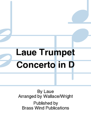 Book cover for Laue Trumpet Concerto in D