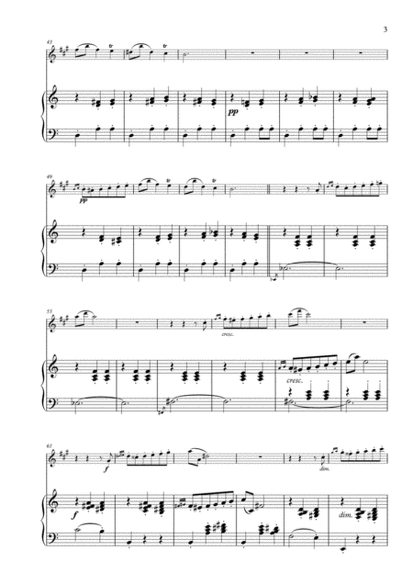 "Anitra's Dance" from Peer Gynt Suite arranged for Alto Saxophone and Piano image number null