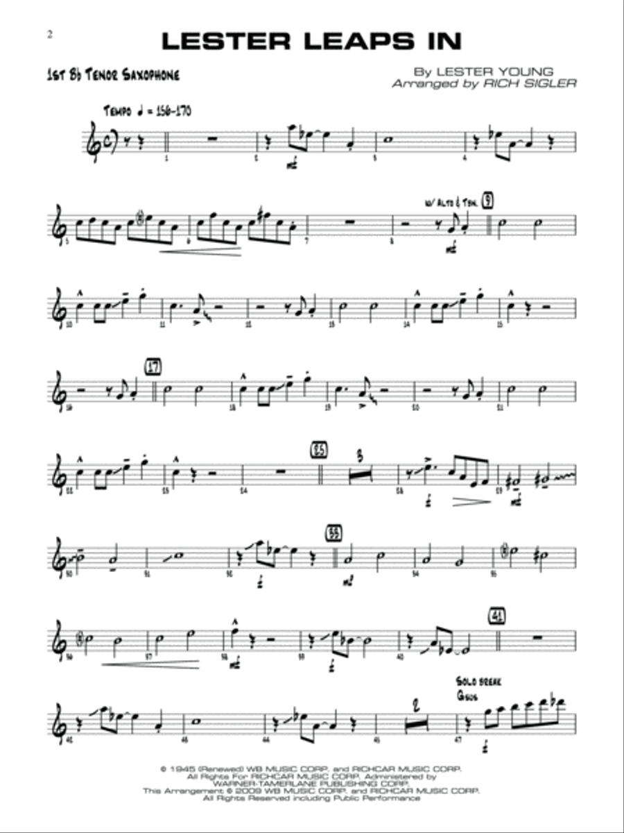 Jazz Band Collection for Jazz Ensemble Jazz Ensemble scores gallery preview page 3