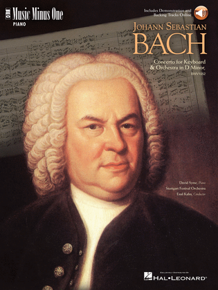 Book cover for J.S. Bach – Concerto in D Minor, BMV1052