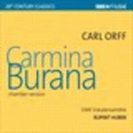 Orff: Carmina Burana (chamber version)