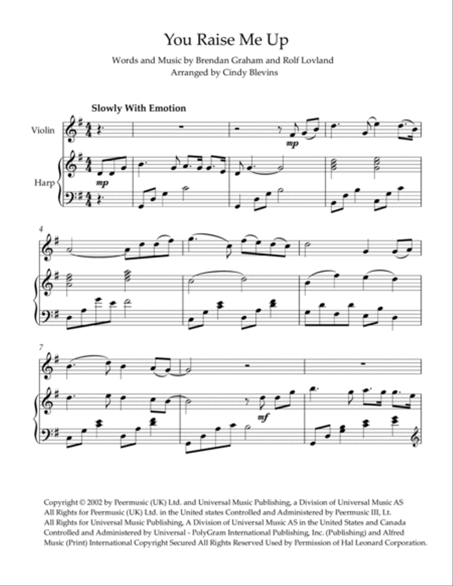You Raise Me Up You Raise Me Up String Duet scores gallery preview page 2