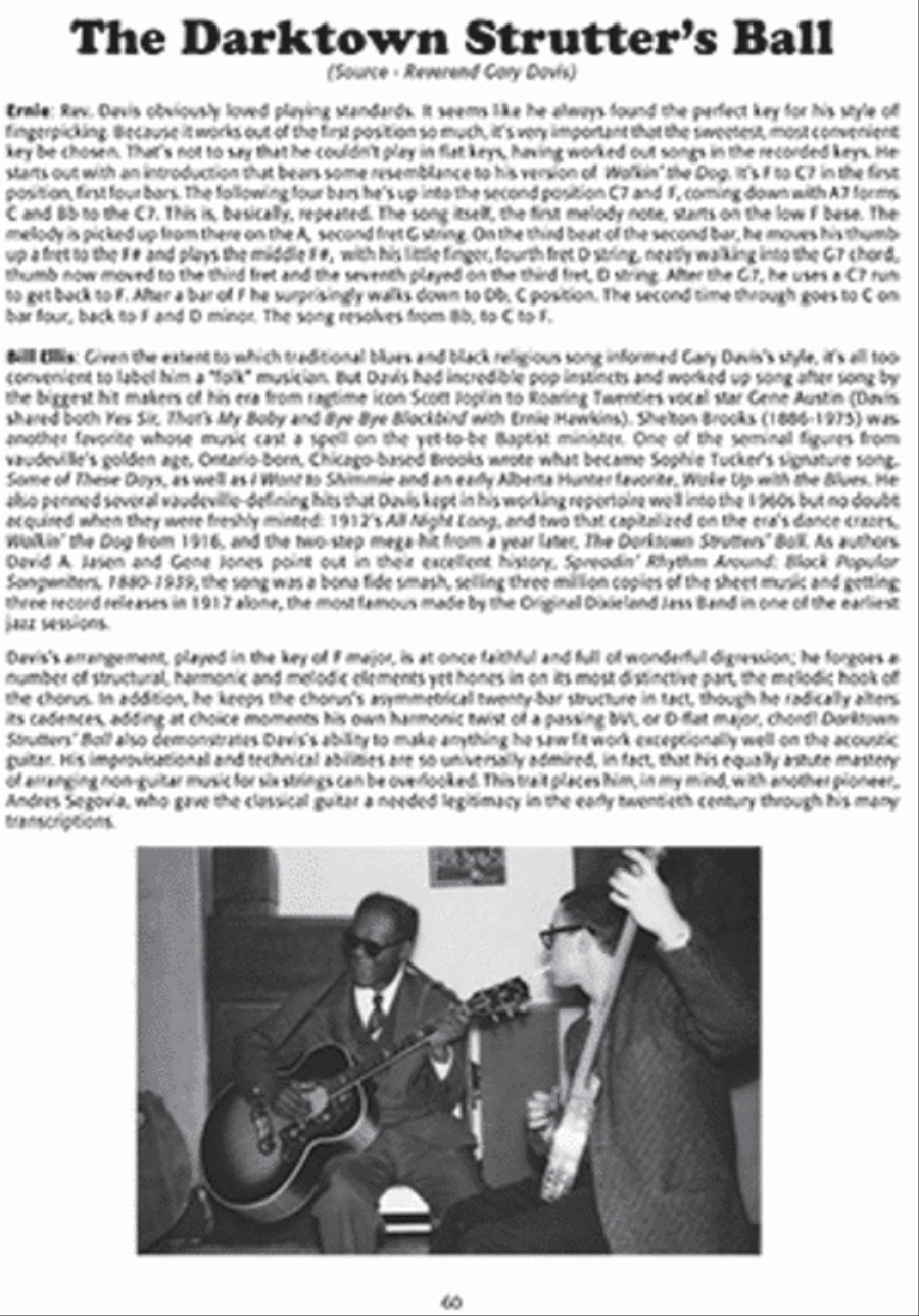 Rags, Minstrel Show Songs & Novelty Instrumentals of Rev. Gary Davis Guitar scores gallery preview page 4