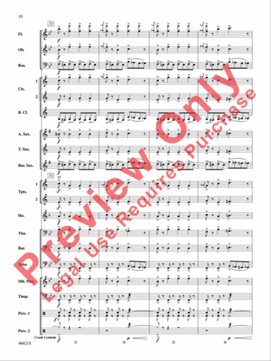 Pictures at an Exhibition Concert Band scores gallery preview page 11