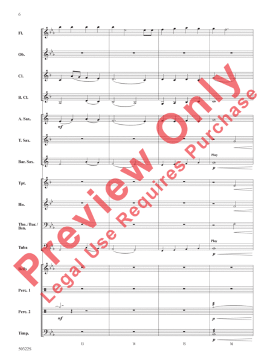 A Scottish Hymn A Scottish Hymn Concert Band scores gallery preview page 7