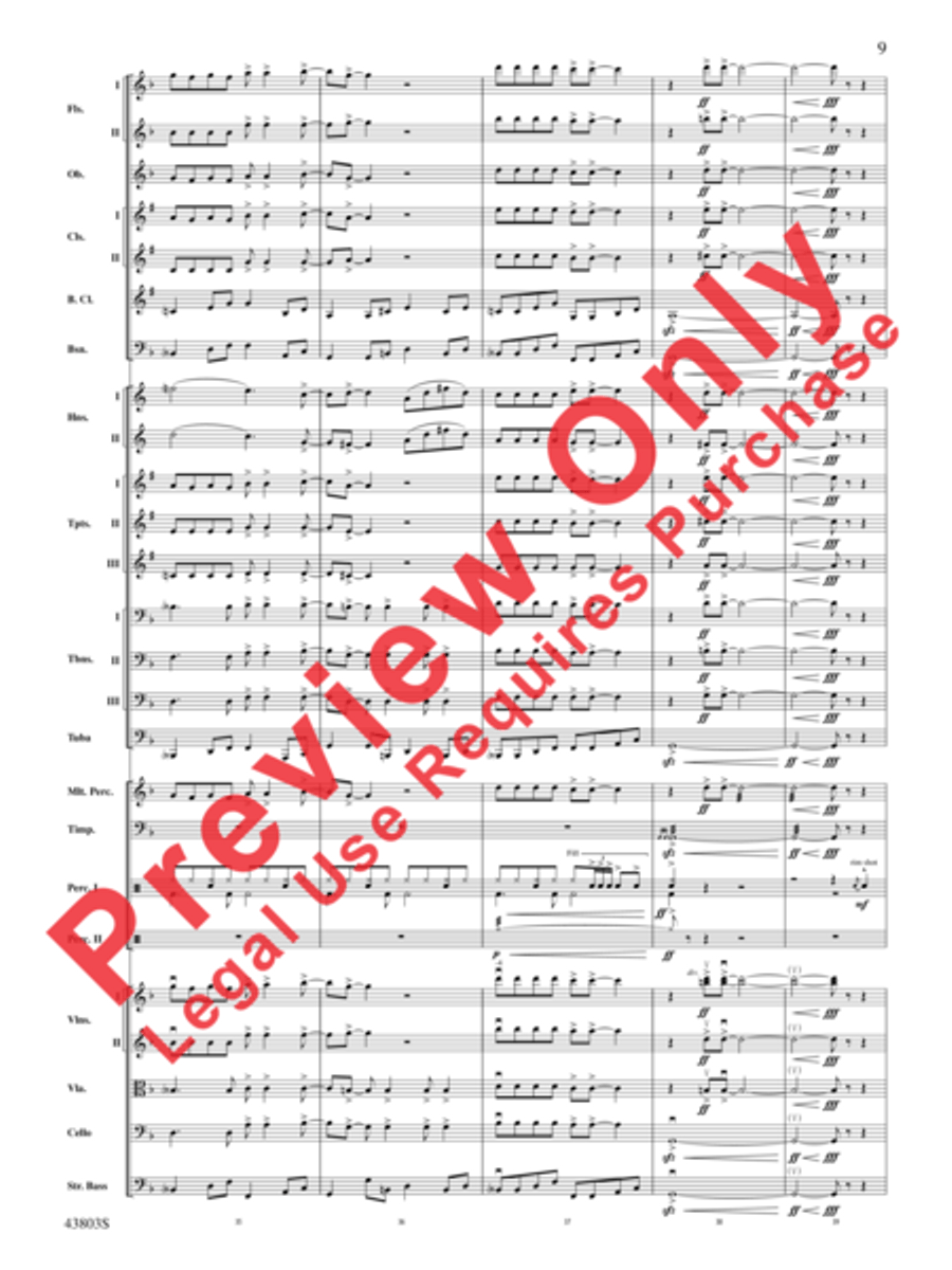 The Doors on Tour Full Orchestra scores gallery preview page 10