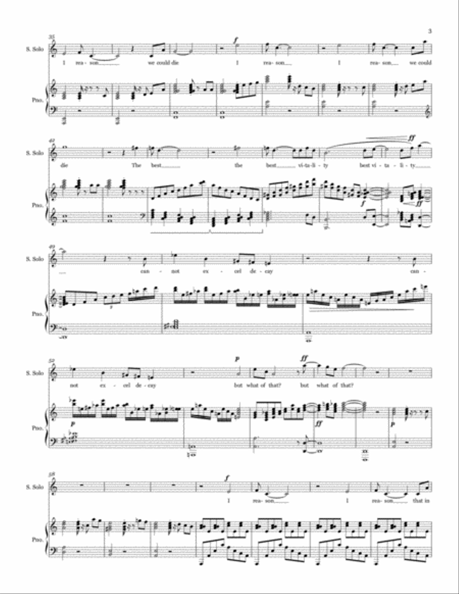 Emily Dickinson's I Reason Voice scores gallery preview page 3