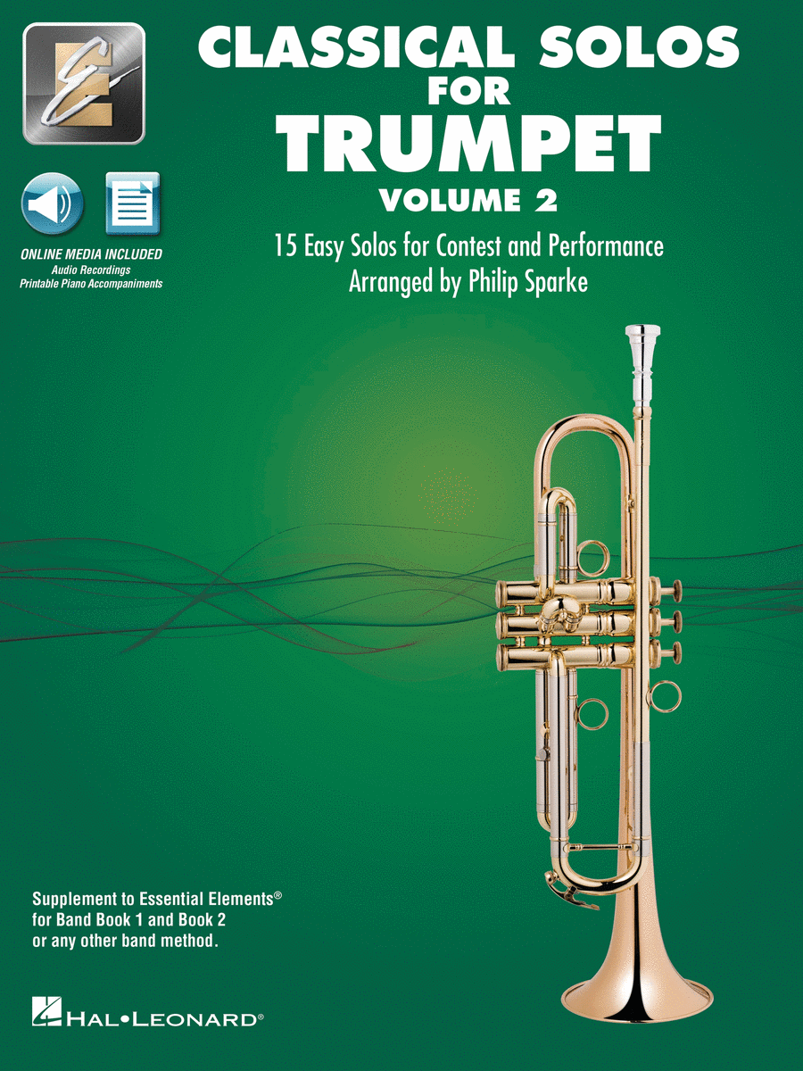 Classical Solos for Trumpet – Volume 2 Concert Band Methods scores gallery preview page 1