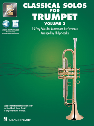 Book cover for Classical Solos for Trumpet – Volume 2