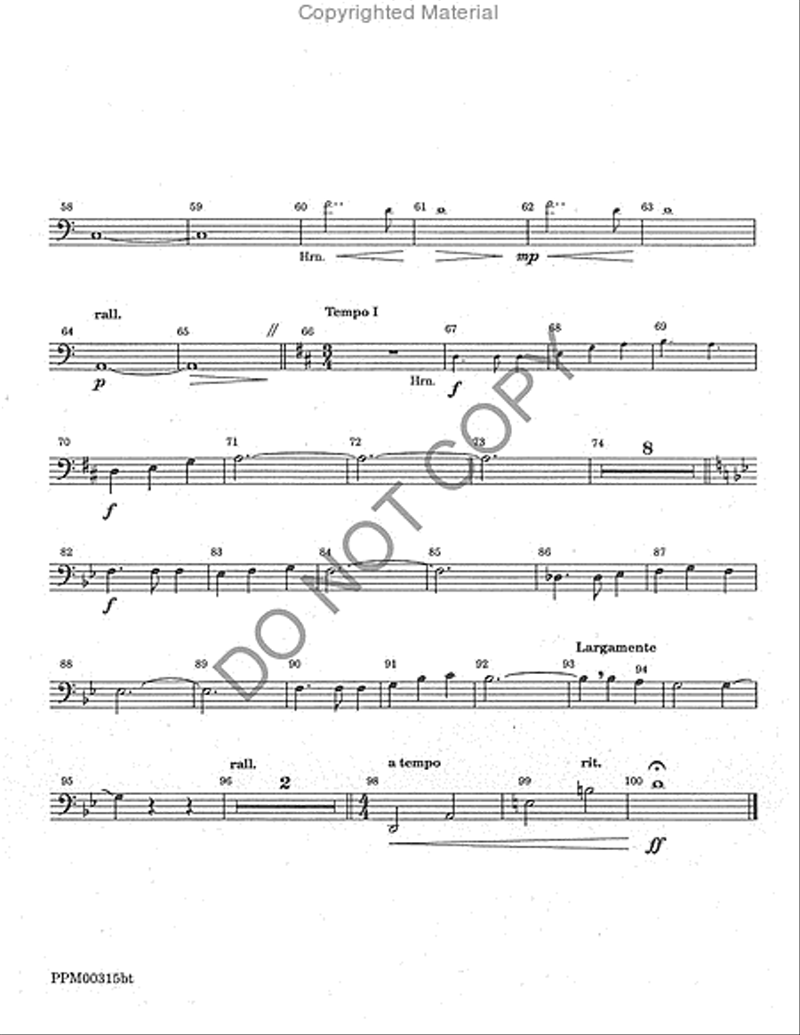 God Has Gone Up With a Shout - Brass Parts SSATBB scores gallery preview page 11