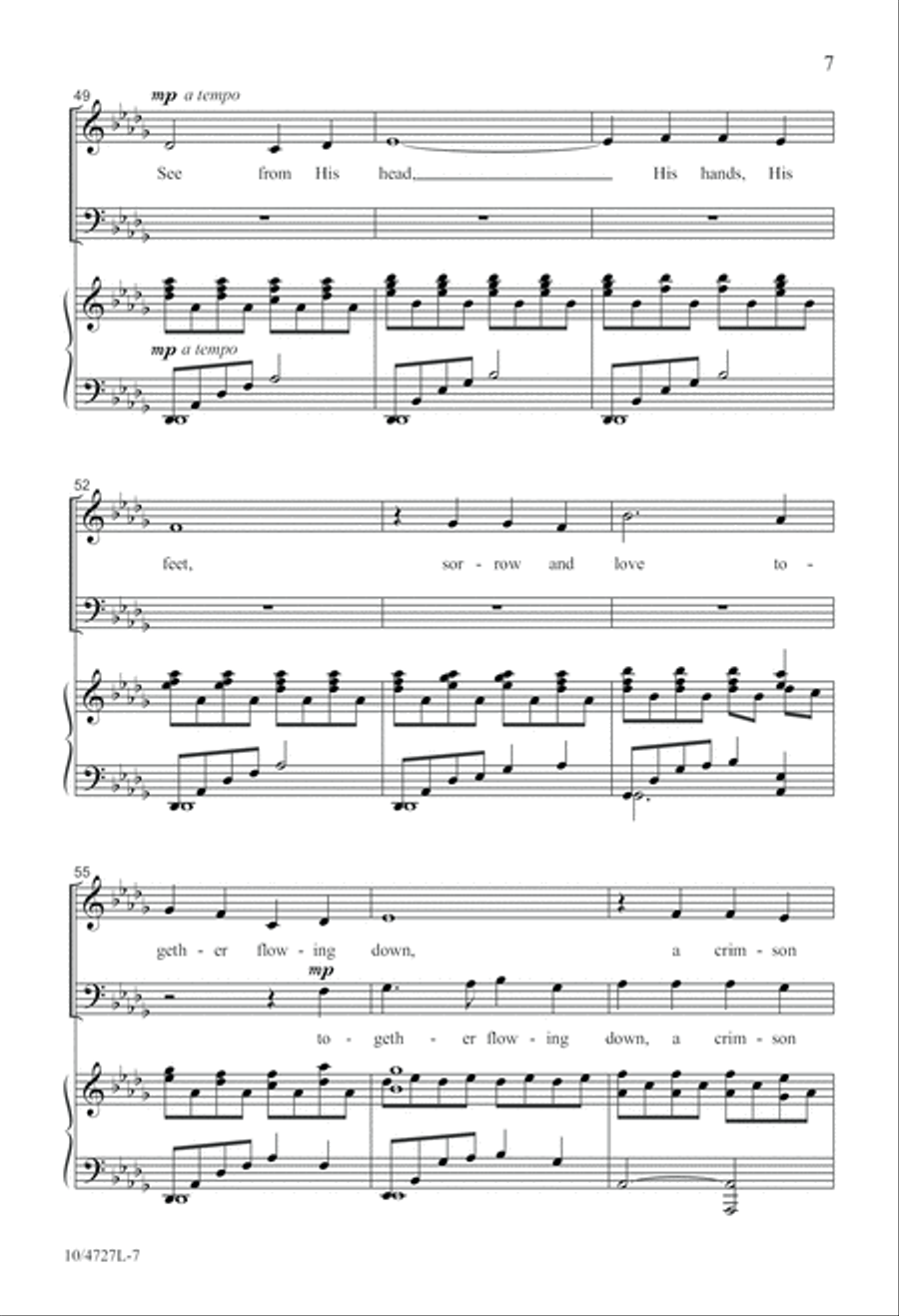It Was for Love! 4-Part scores gallery preview page 7