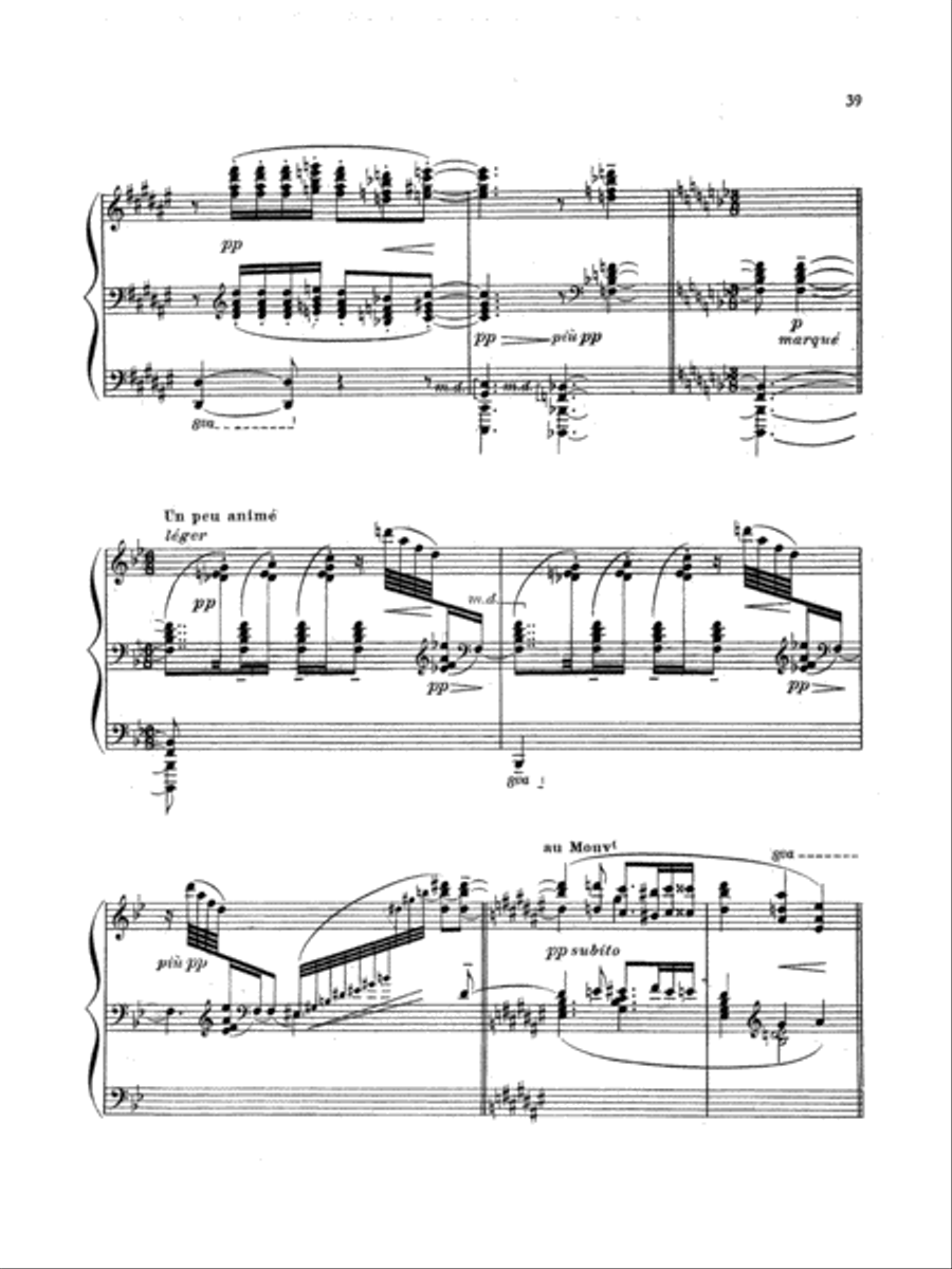 Debussy: Preludes (Volume II) Piano Solo scores gallery preview page 2