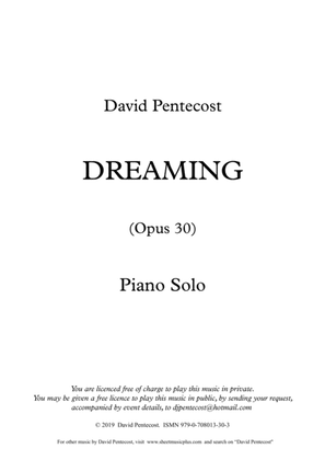 Dreaming, Opus 30