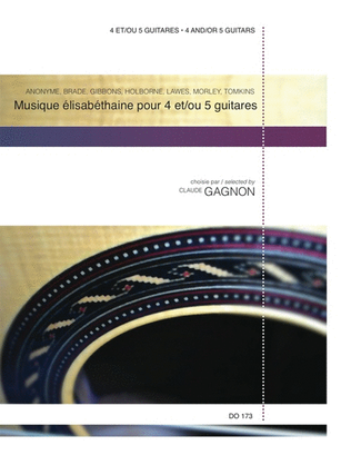 Book cover for Musique elisabethaine (4-5 guit.)