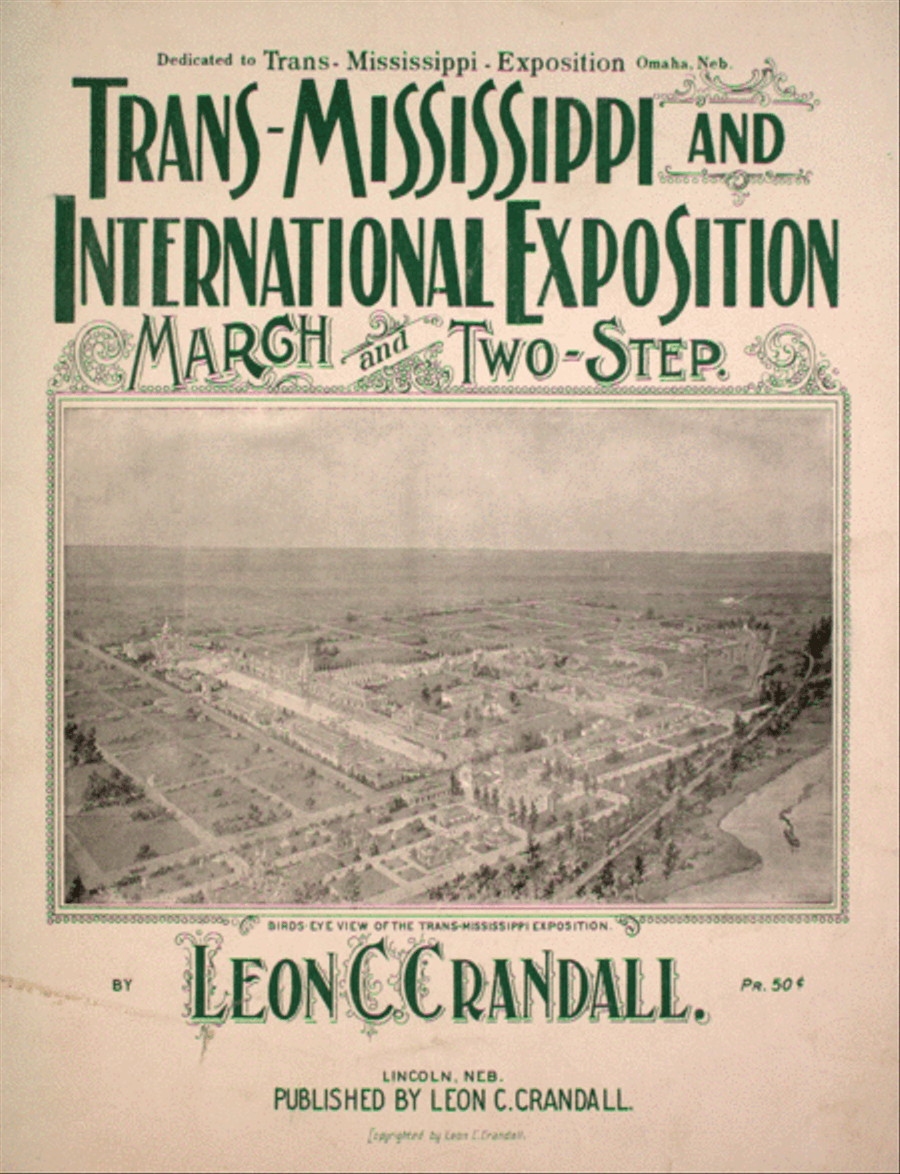 Trans-Mississippi and International Exposition. March and Two-Step Piano Solo scores gallery preview page 1