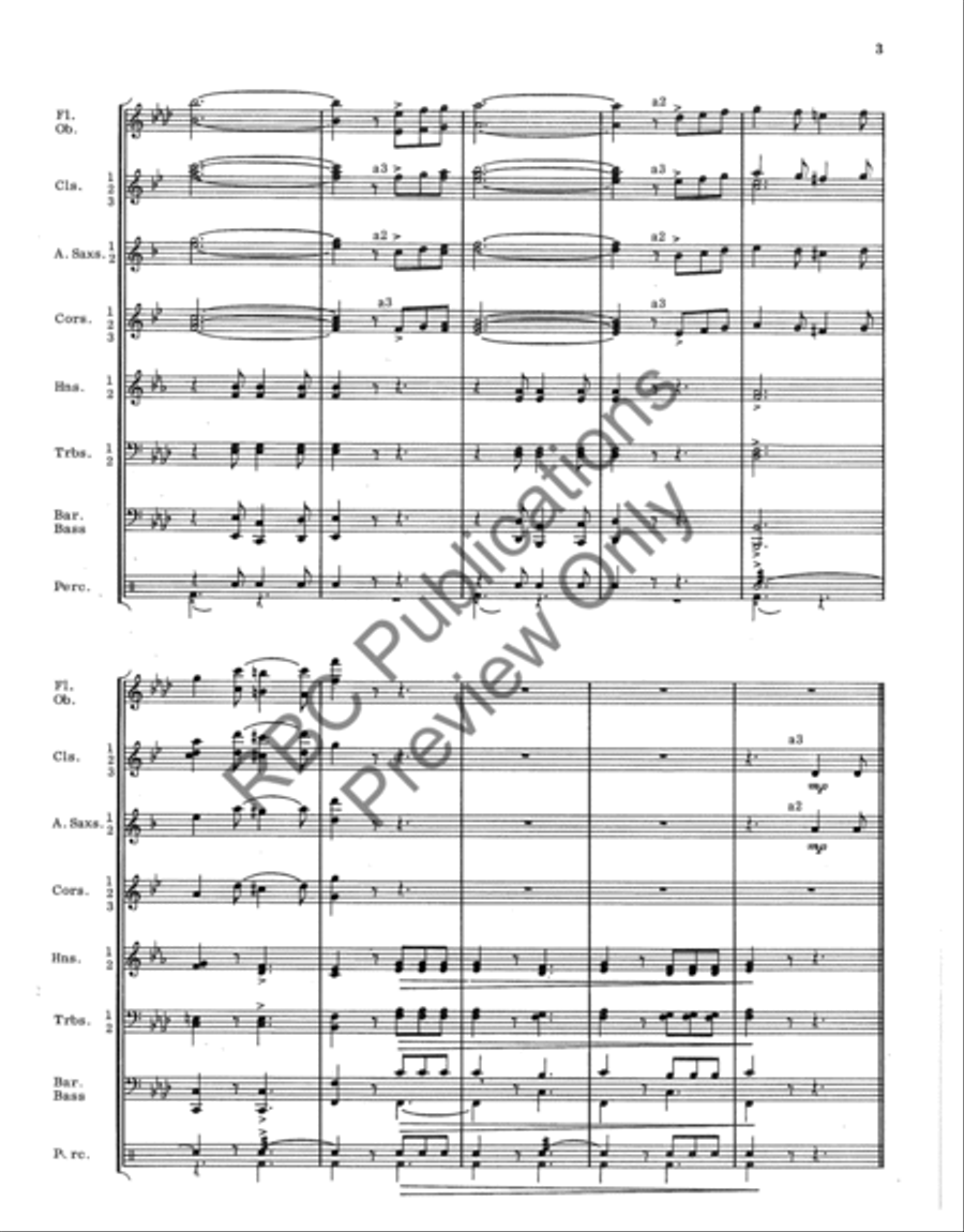 Coasts Of High Barbary Coasts Of High Barbary Concert Band scores gallery preview page 4