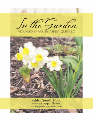 Book cover for In the Garden -- intermediate violin solo