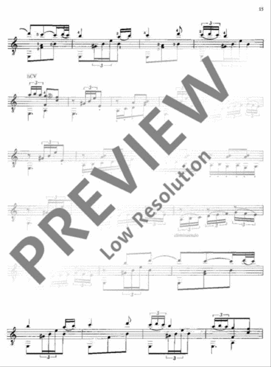 Six Pieces Classical Guitar scores gallery preview page 18