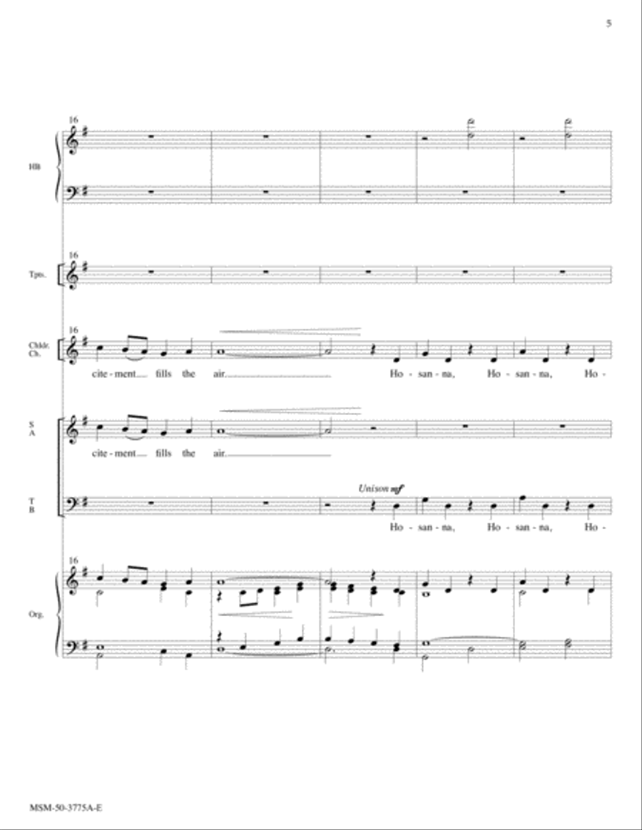 Hosannas Everywhere Hosannas Everywhere Choir scores gallery preview page 5