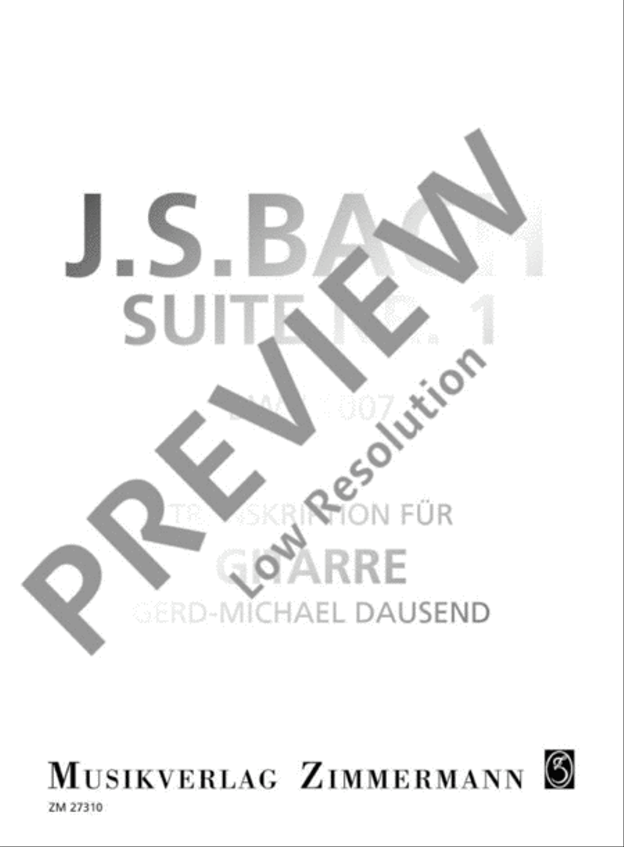 Suite No. 1 Suite No. 1 Classical Guitar scores gallery preview page 2