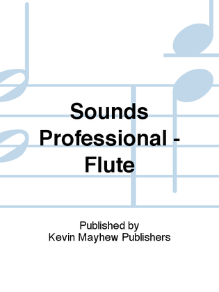 Book cover for Sounds Professional - Flute