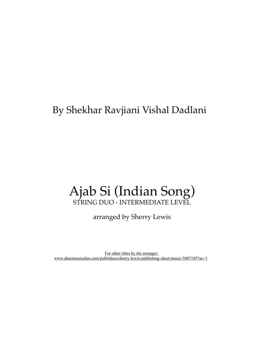 Ajab Si Ajab Si String Duet scores gallery preview page 2