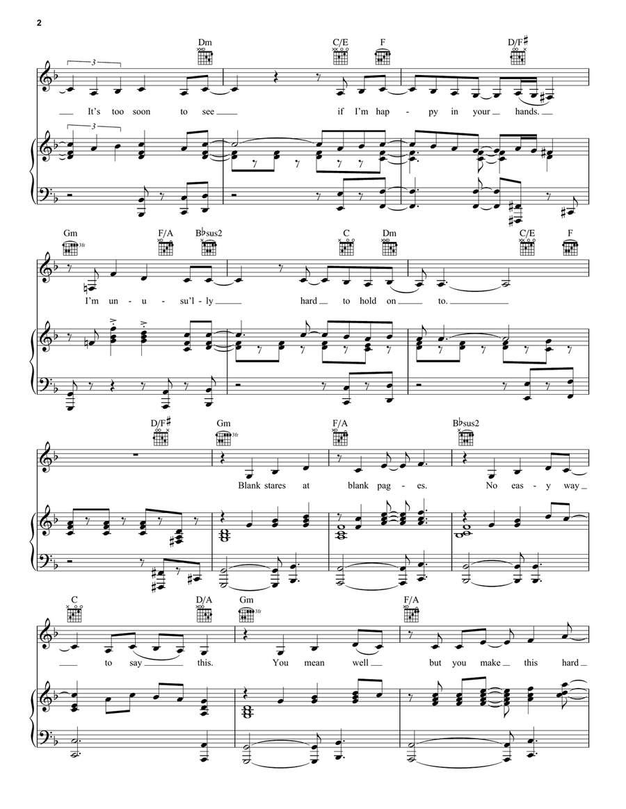 Love Song Acoustic Guitar scores gallery preview page 2