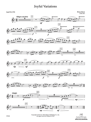 Joyful Variations: 2nd Flute