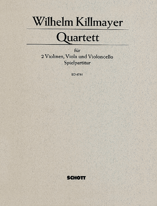 String Quartet Playing Score