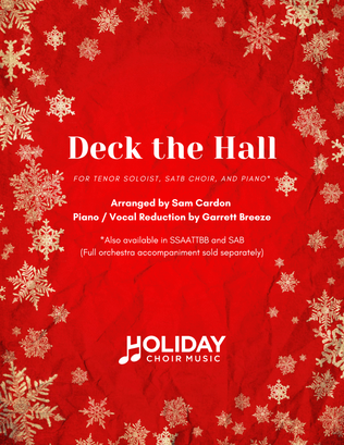 Book cover for Deck the Hall (SATB)