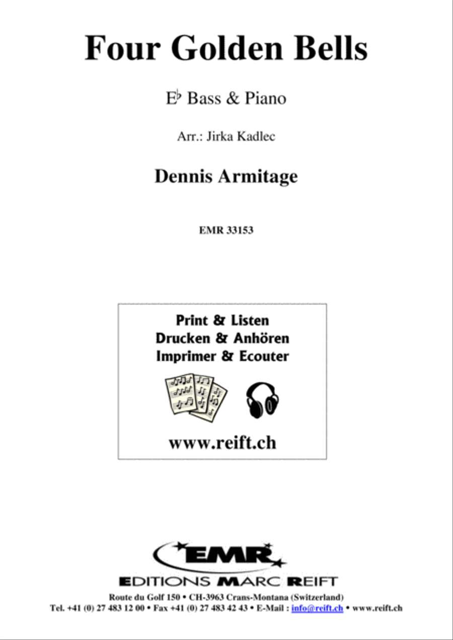 Four Golden Bells Piano Accompaniment scores gallery preview page 1