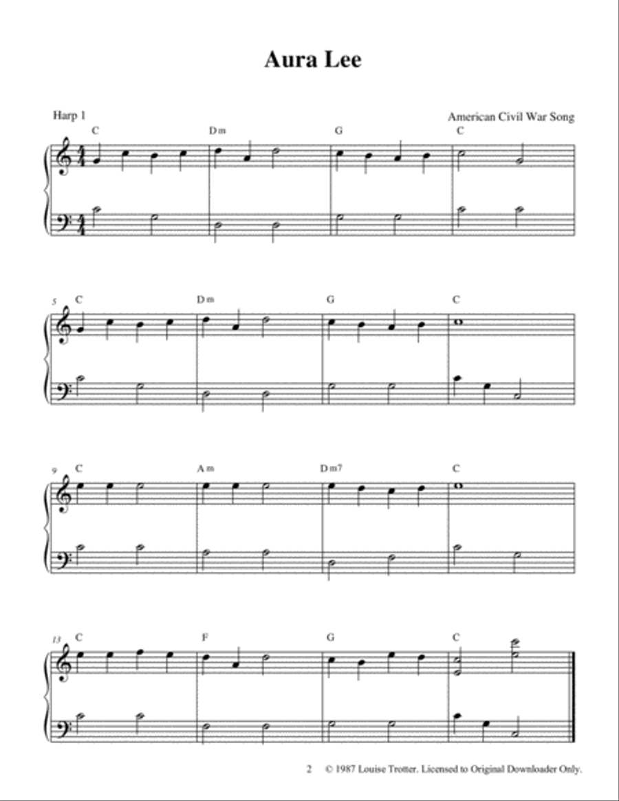 American Heritage Harp Volume 2 Small Ensemble scores gallery preview page 3
