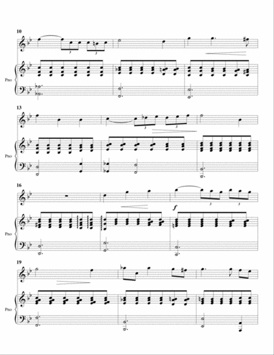 Après un rêve (arrangement for alto recorder and piano) Alto Recorder scores gallery preview page 3
