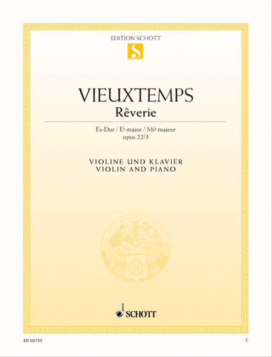 Rêverie Violin Solo scores gallery preview page 1