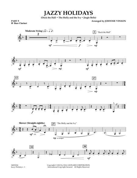 Jazzy Holidays - Pt.5 - Bb Bass Clarinet