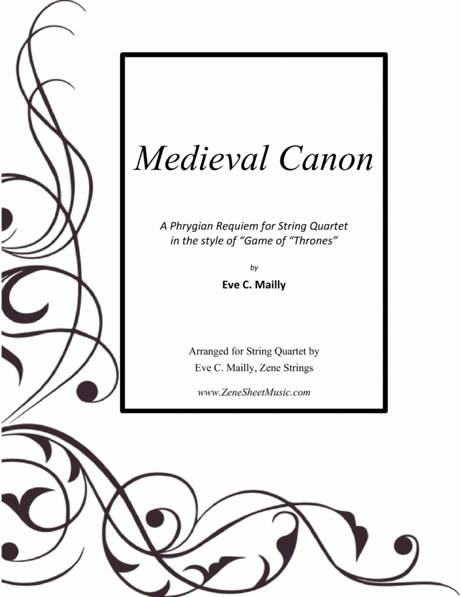 Medieval Canon - Phrygian Requiem in the style of "Game of Thrones" (String Quartet) image number null