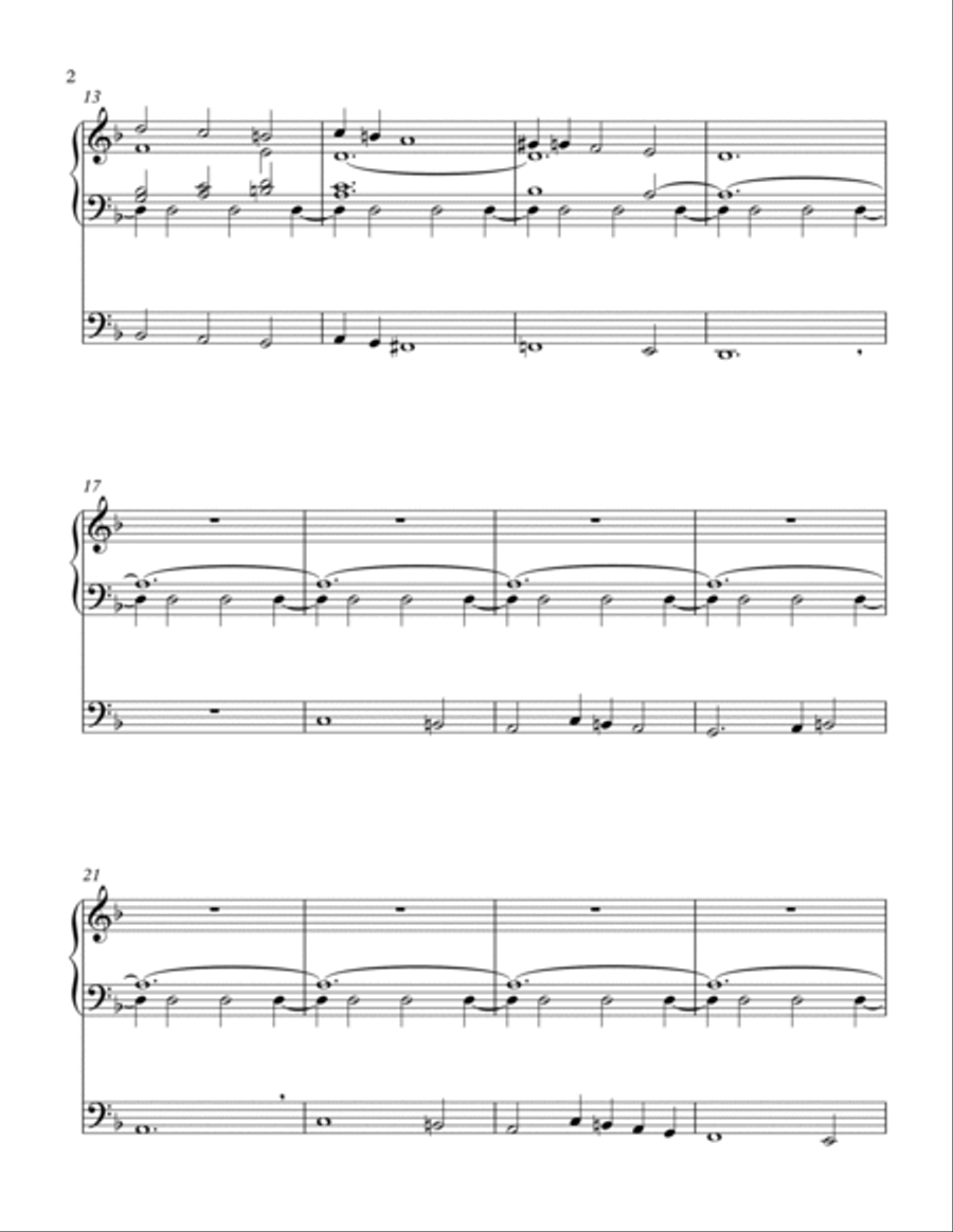 Meditation III For Organ Organ Solo scores gallery preview page 2