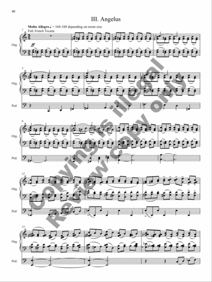 Triptych for Organ and Large Orchestra Orchestra scores gallery preview page 17