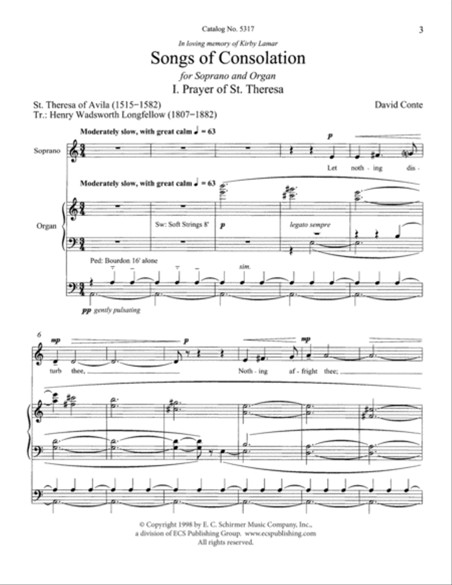 Songs of Consolation High Voice scores gallery preview page 2