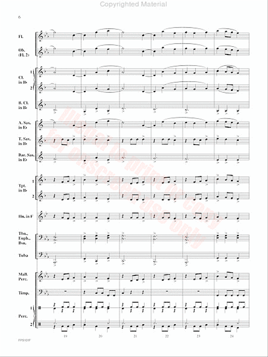 Adversary Adversary Concert Band scores gallery preview page 7