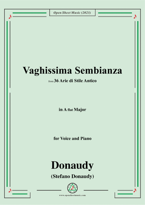 Donaudy-Vaghissima Sembianza,in A flat Major