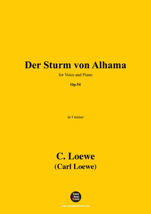 C. Loewe-Der Sturm von Alhama,in f minor,Op.54
