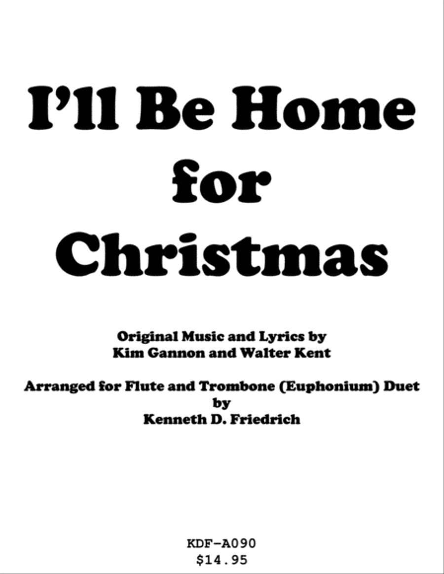 I'll Be Home For Christmas Small Ensemble scores gallery preview page 1