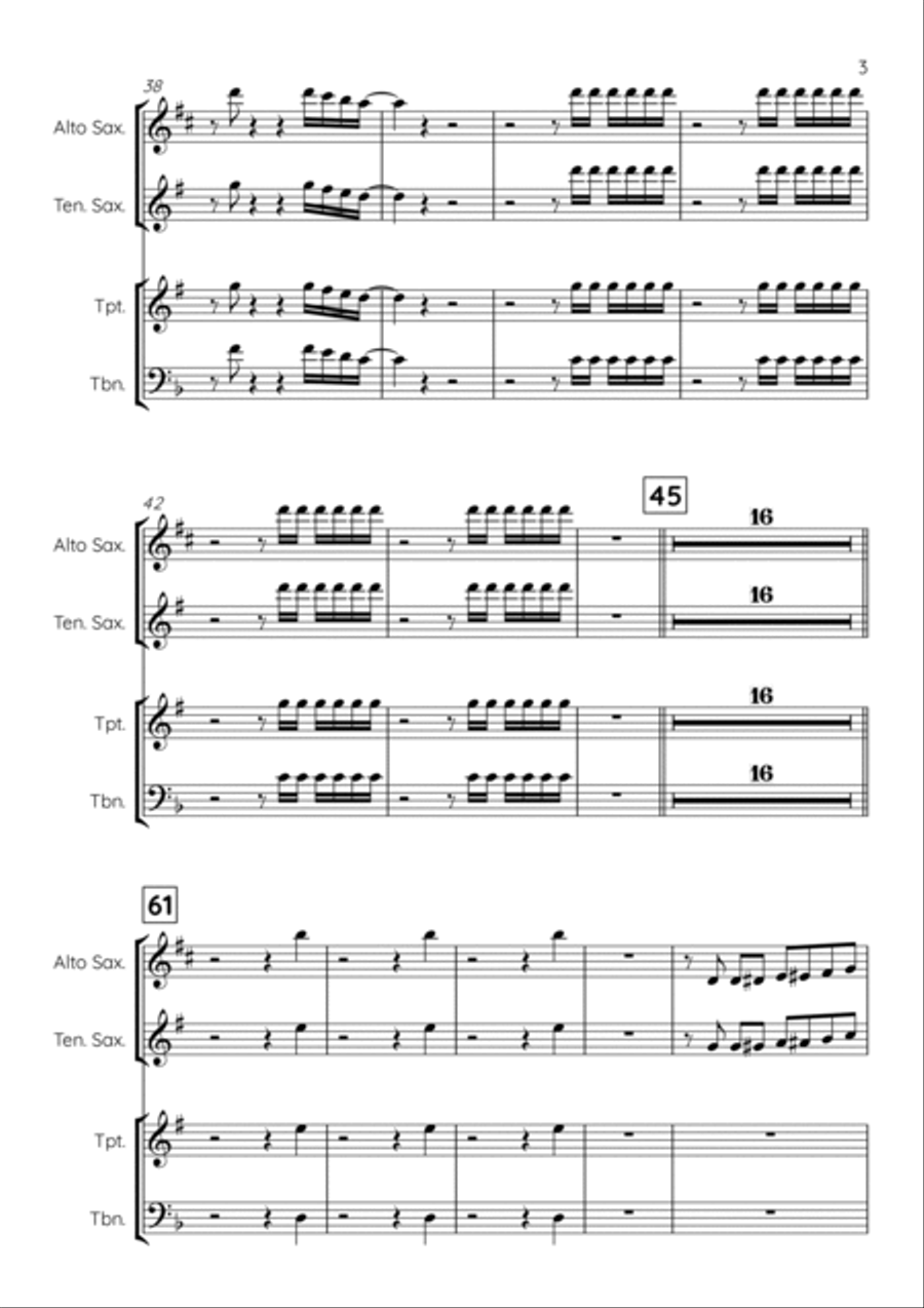 Uptown Funk Voice scores gallery preview page 5