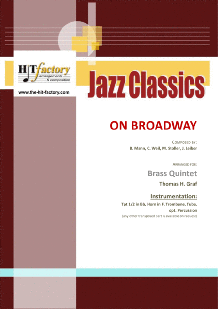 On Broadway Jazz Ensemble scores gallery preview page 1