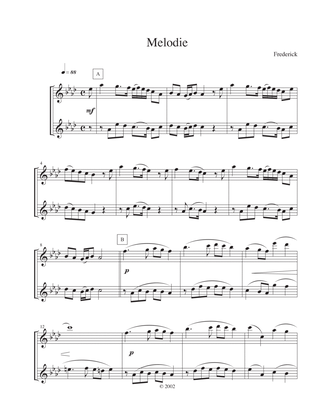 Melodie (Flute Duet)
