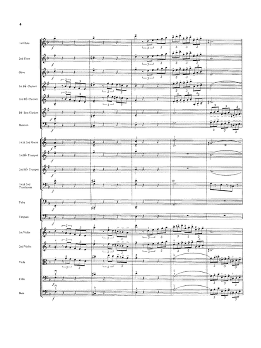 Overture in D minor (Concerto Grosso): Score