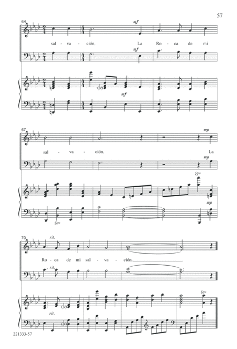 Siervos de Jesus Siervos de Jesus 4-Part scores gallery preview page 61