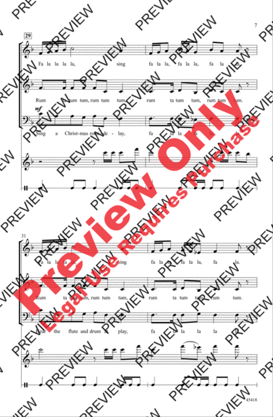 A Christmas Roundelay A Christmas Roundelay SAB scores gallery preview page 7